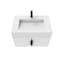 Castello Usa Nile 30-inch White Vanity Set with White Top and Black Handles CB-MC-30W-BL-2053-WH - alternate 4